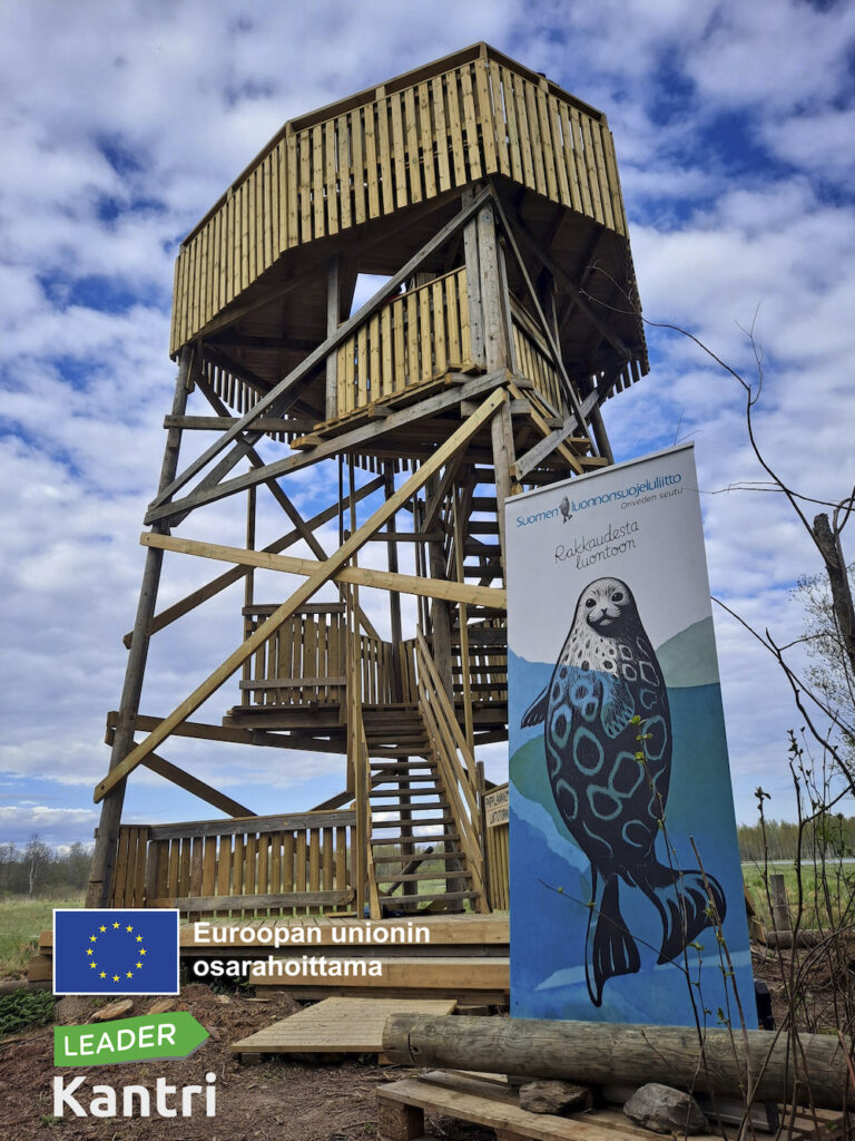 Pappilanniemen lintutorni Orivesi – Oriveden seudun luonnonsuojeluyhdistys. Kuva: Jutta Kaarema